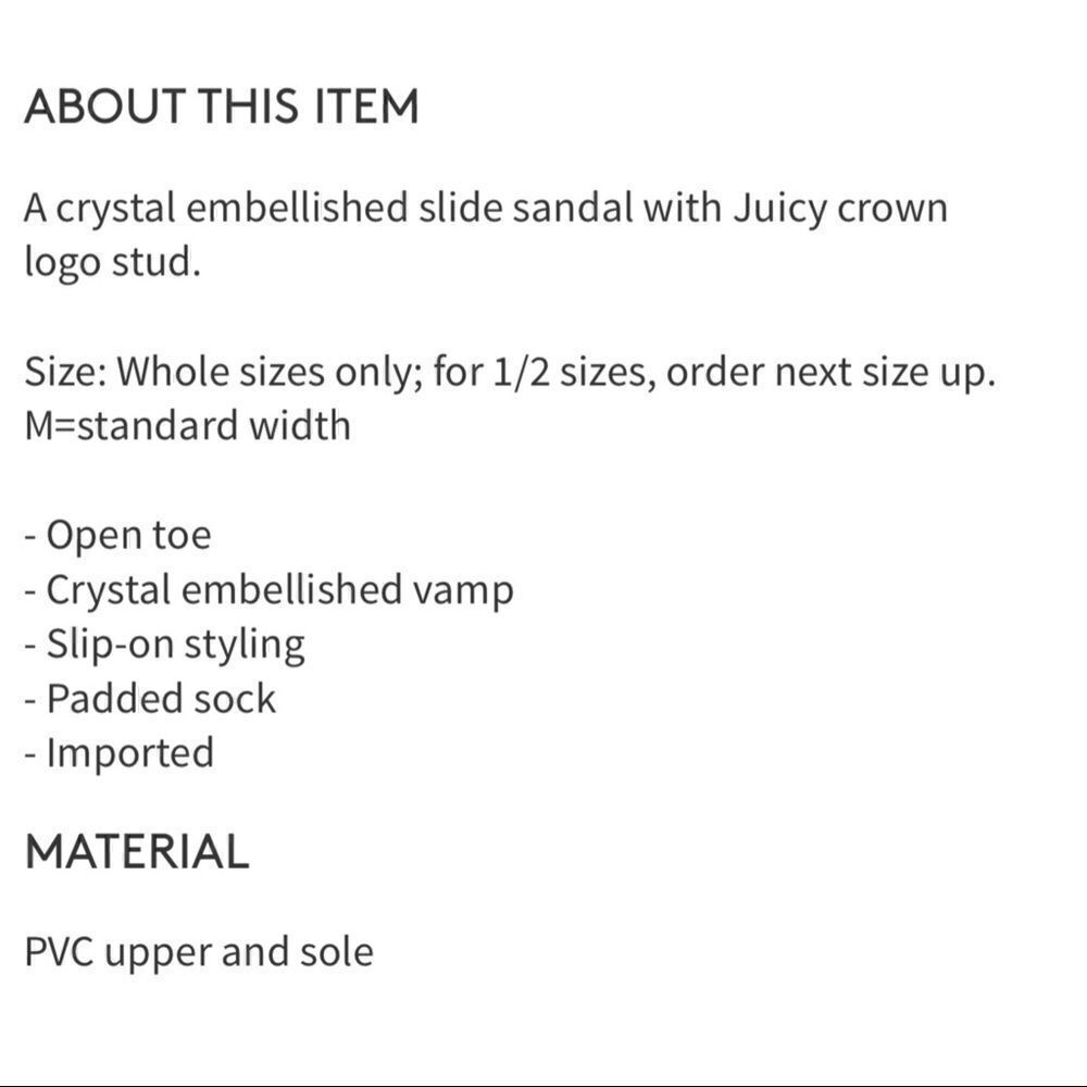 Juicy Couture | Yippy Slide Sandal | Silver Beads - Picture 6 of 6